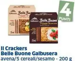 Sigma Il Crackers Belle Buone Galbusera avena/5 cereali/sesamo offerta