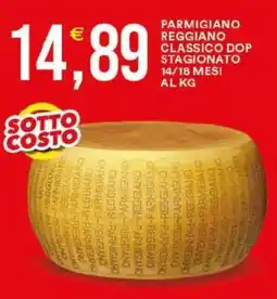 Vantaggio Cash&Carry Parmigiano reggiano classico dop stagionato 14/18 mesi offerta
