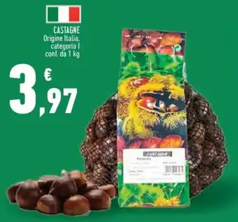 Conad City CASTAGNE Origine Italia, categoria I offerta