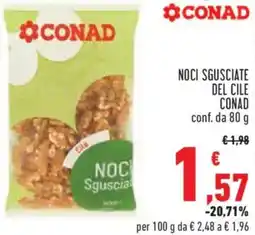 Conad City Noci sgusciate del cile CONAD offerta
