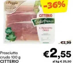 Unes Prosciutto crudo CITTERIO offerta