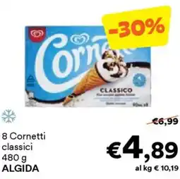 Unes 8 Cornetti classici ALGIDA offerta
