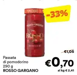 Unes Passata di pomodorino ROSSO GARGANO offerta