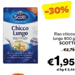 Unes Riso chicco lungo SCOTTI offerta