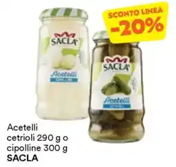 Unes Acetelli cetrioli o cipolline SACLA offerta