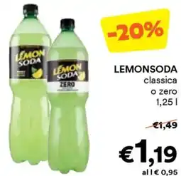 Unes LEMONSODA classica o zero offerta