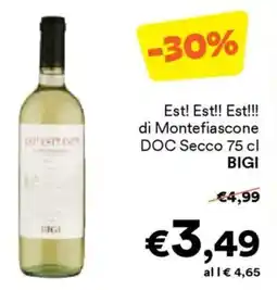 Unes Est! Est!! Est!!! di Montefiascone DOC Secco BIGI offerta