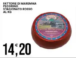 Vantaggio Cash&Carry Fattorie di maremma pecorino stagionato rosso offerta