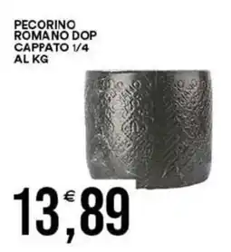 Vantaggio Cash&Carry Pecorino romano dop cappato 1/4 offerta