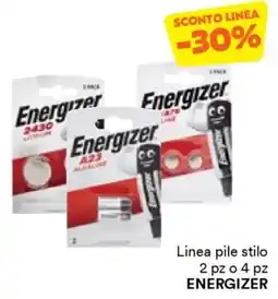 Unes Linea pile stilo 2 pz o 4 pz ENERGIZER offerta