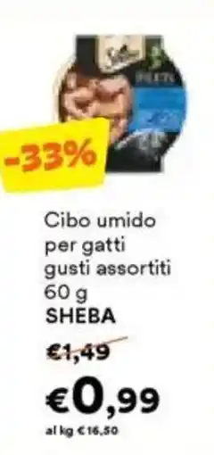 Unes Cibo umido per gatti SHEBA offerta