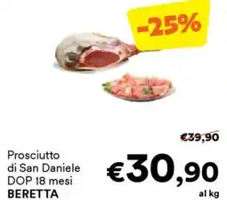 Unes Prosciutto di San Daniele DOP 18 mesi BERETTA offerta