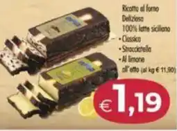 MerSi Supermercati Ricotto al forno Delizioso offerta