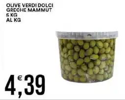 Vantaggio Cash&Carry Olive verdi dolci greche mammut offerta