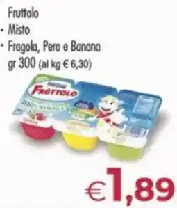 MerSi Supermercati Fruttolo -Misto * Fragola, Pera e Banana offerta