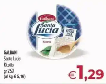 MerSi Supermercati GALBANI Santa Lucia Ricotta offerta