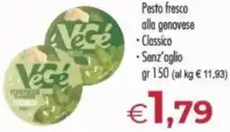 MerSi Supermercati Vege Pesto fresco alla genovese offerta