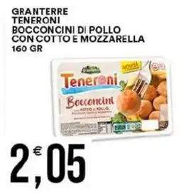 Vantaggio Cash&Carry Granterre teneroni bocconcini di pollo con cotto e mozzarella offerta
