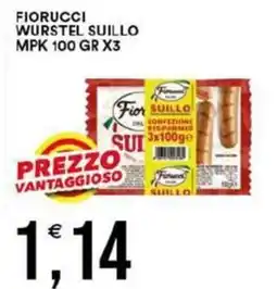 Vantaggio Cash&Carry Fiorucci wurstel suillo mpk offerta