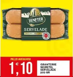 Vantaggio Cash&Carry Granterre wurstel servelade offerta