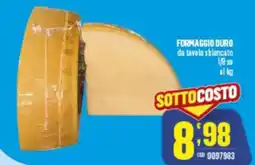 Gruppo di Palo FORMAGGIO DURO da tavola sbiancato 1/8 sv offerta