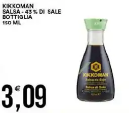 Vantaggio Cash&Carry Kikkoman salsa-43% di sale bottiglia offerta