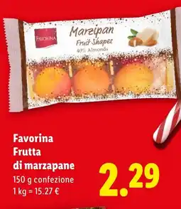 Lidl Favorina Frutta di marzapane offerta