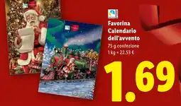 Lidl Favorina Calendario dell'avvento offerta