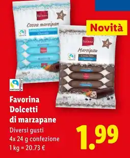 Lidl Favorina Dolcetti di marzapane offerta
