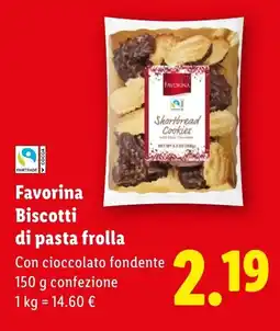Lidl Favorina Biscotti di pasta frolla offerta