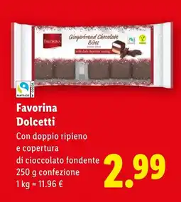 Lidl Favorina Dolcetti offerta