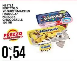 Vantaggio Cash&Carry Nestle fruttolo yogurt smarties fragola/ nesquik chocoballs offerta