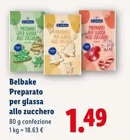 Lidl Belbake Preparato per glassa allo zucchero offerta