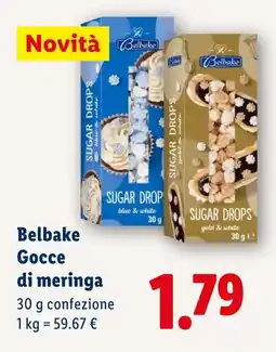 Lidl Belbake Gocce di meringa offerta