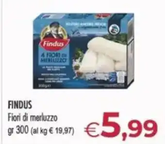 MerSi Supermercati FINDUS Fiori di merluzzo offerta