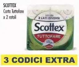 MerSi Supermercati SCOTTEX Carta Tuttofare x 2 rotoli offerta