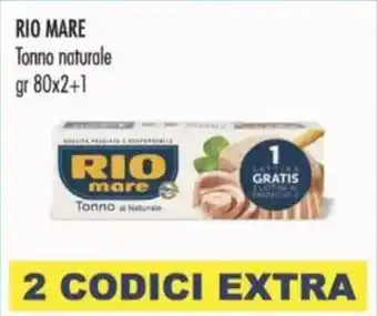 MerSi Supermercati RIO MARE Tonno naturale offerta