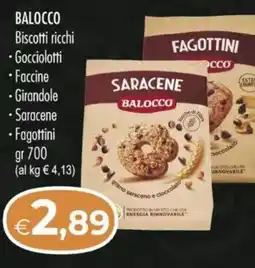 MerSi Supermercati BALOCCO Biscotti ricchi offerta