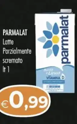 MerSi Supermercati PARMALAT Latte Parzialmente scremato offerta