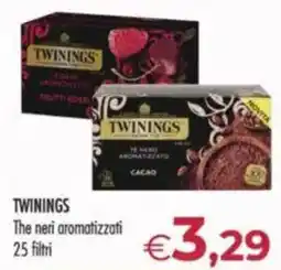 MerSi Supermercati TWININGS The neri aromatizzati 25 filtri offerta