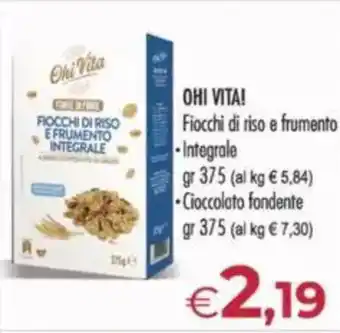 MerSi Supermercati OHI VITA! Fiocchi di riso e frumento offerta