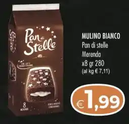 MerSi Supermercati MULINO BIANCO Pan di stelle Merenda x8 offerta