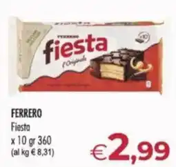 MerSi Supermercati FERRERO Fiesta x 10 offerta