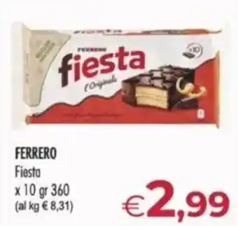 MerSi Supermercati FERRERO Fiesta x 10 offerta