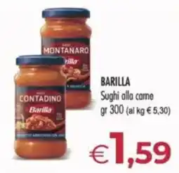 MerSi Supermercati BARILLA Sughi alla carne offerta