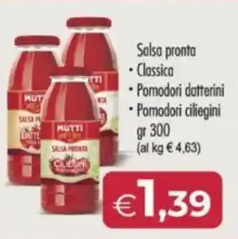 MerSi Supermercati MUTTI Salsa pronta offerta