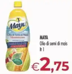 MerSi Supermercati MAYA Olio di semi di mais offerta