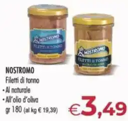 MerSi Supermercati NOSTROMO Filetti di tonno offerta