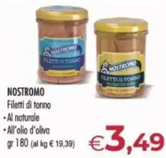 MerSi Supermercati NOSTROMO Filetti di tonno offerta