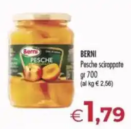 MerSi Supermercati BERNI Pesche sciroppate offerta